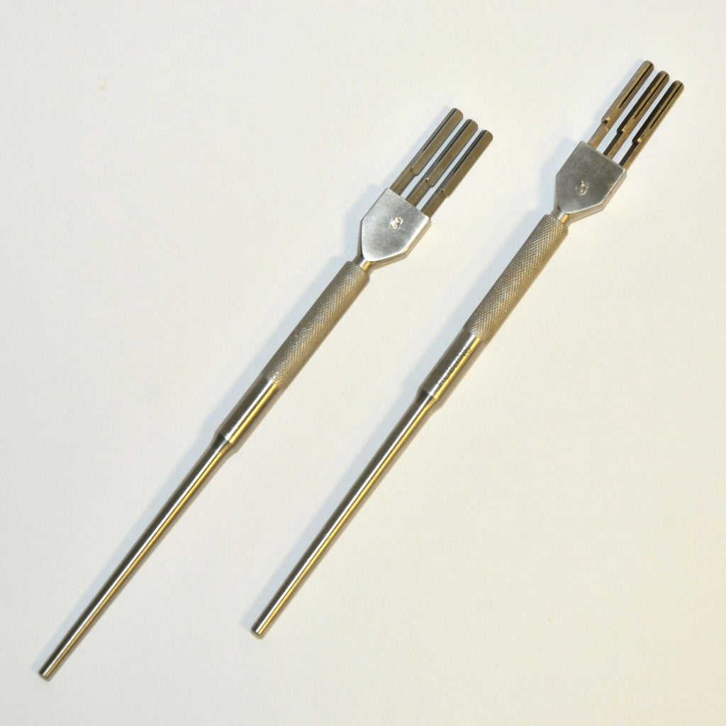 Robbins Surgical Instruments Scalpel Handles 3 Blade Angle Cutting Set x2 Pcs