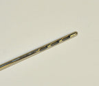 Cannula Stainless Steel Aspiration 3 Inline Port Blunt Tip 15.6 Threaded Base