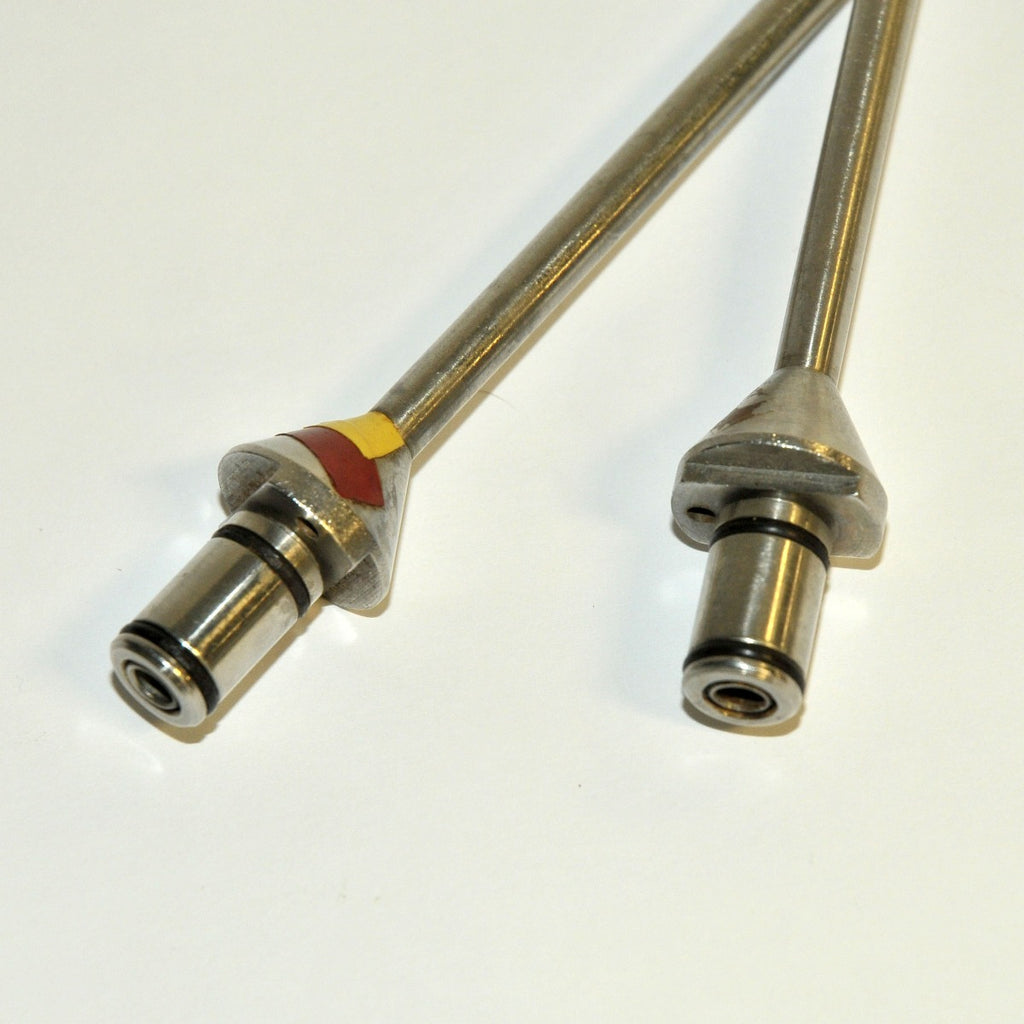 Cannulae Aspiration Suction 10" 13" Handpiece Tip Cannula Large Tri Hole x2 Pcs