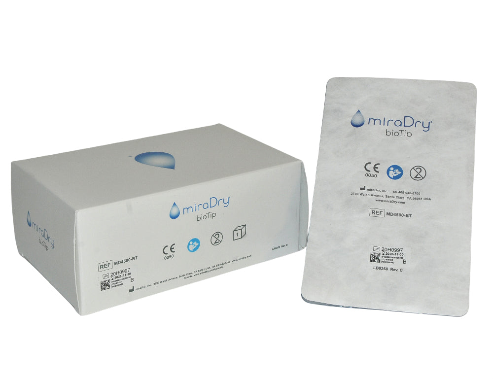 miraDry BioTip MD4500-BT Hyperhidrosis MiramarLabs Bio Tip Mira Dry MD4500BT