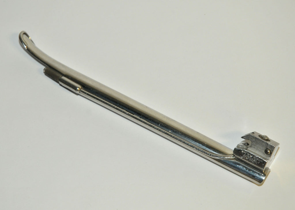 PENLON Mil 3 End Light LARYNGOSCOPE Disposable Blades Metal PARTS AS IS