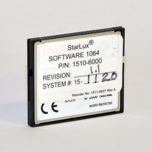 Palomar StarLux 300 Laser Software 1064 V 4.1 1510-6000 15-1120 Compact Flash
