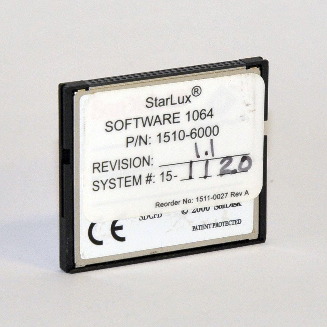 Palomar StarLux 300 Laser Software 1064 V 4.1 1510-6000 15-1120 Compact Flash