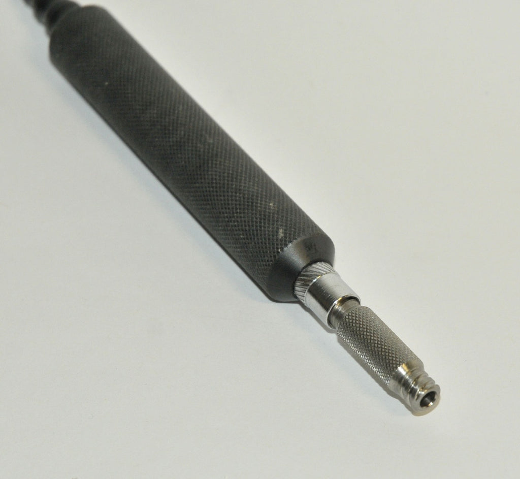 Cannula Surgical Needle Holder Base Handle 6" Probe Adapter Twist Press-On