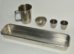 Polar Ware Stainless Steel Measuring Cup Surgical 500cc 16oz Metal Tray LOT x5Pc