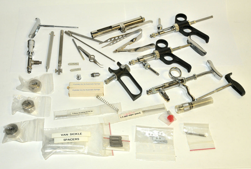 Surgical Instrument Tools LOT Punch Tweezers Robbins Wheaton PARTS AS IS x22 Pcs