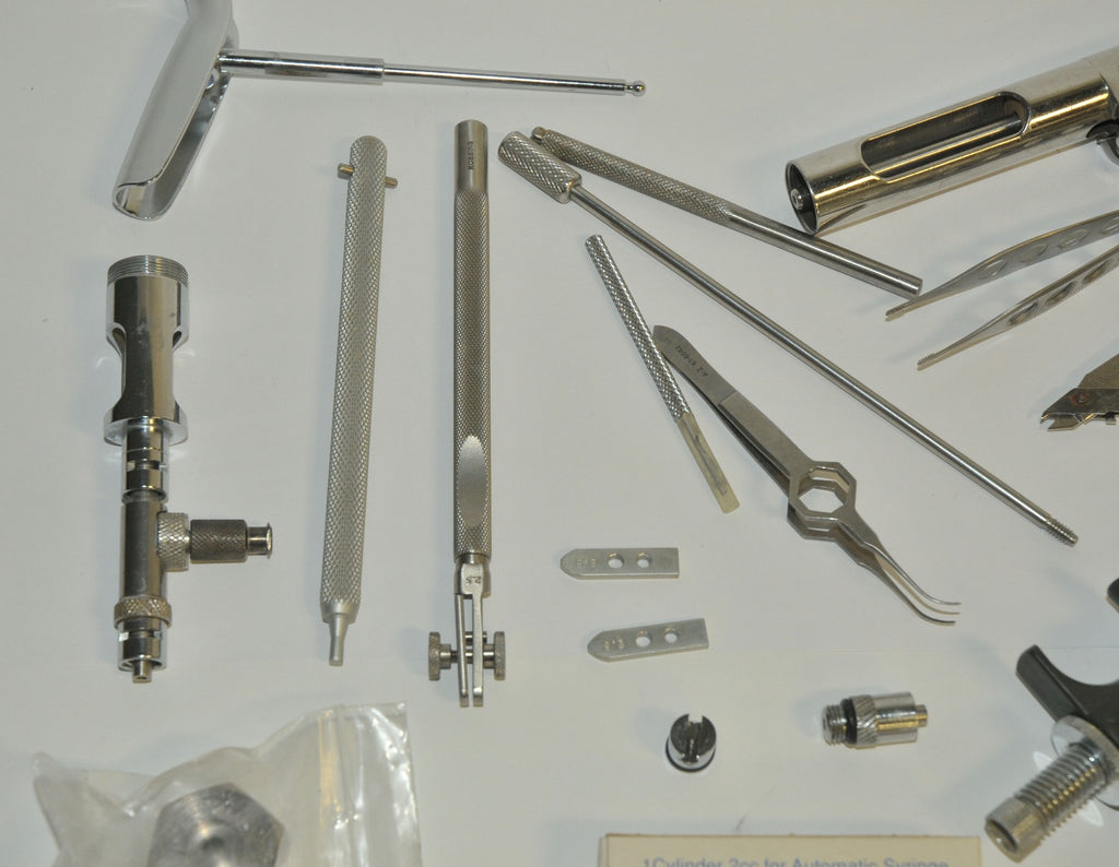 Surgical Instrument Tools LOT Punch Tweezers Robbins Wheaton PARTS AS IS x22 Pcs