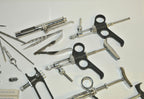 Surgical Instrument Tools LOT Punch Tweezers Robbins Wheaton PARTS AS IS x22 Pcs