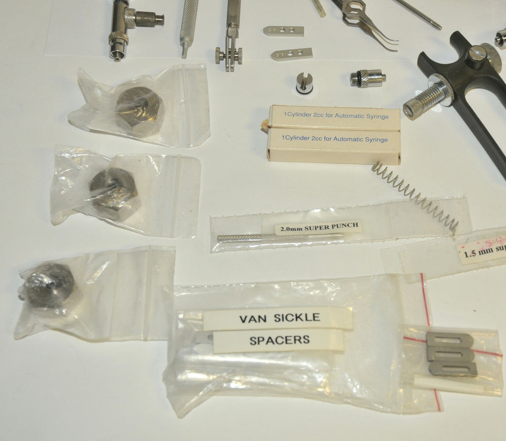 Surgical Instrument Tools LOT Punch Tweezers Robbins Wheaton PARTS AS IS x22 Pcs