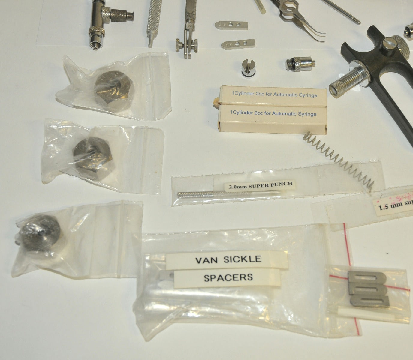 Surgical Instrument Tools LOT Punch Tweezers Robbins Wheaton PARTS AS IS x22 Pcs