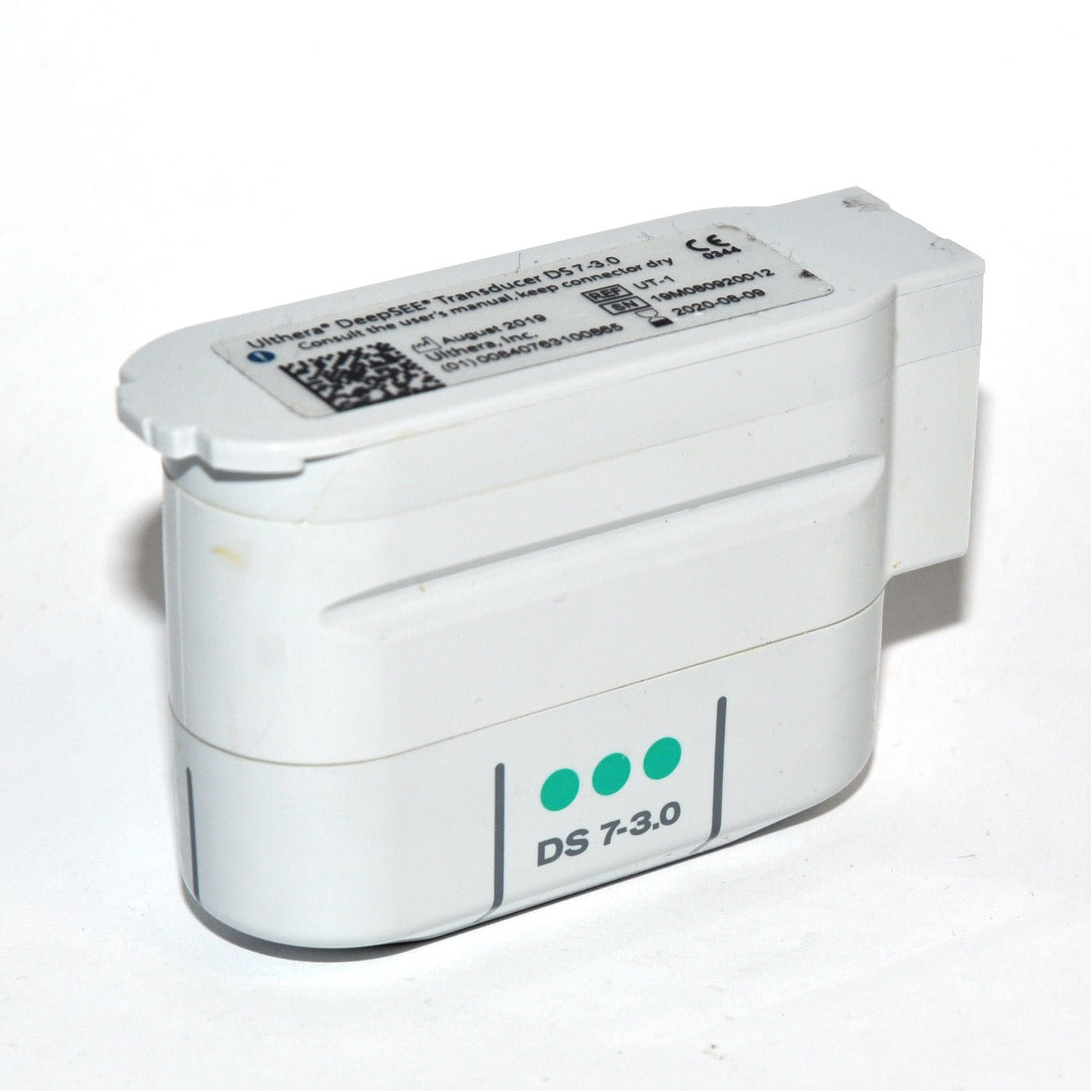 Ulthera DeepSEE DS 7-3.0 TRANSDUCER Ultrasound Ultherapy Green PARTS AS IS FAILED