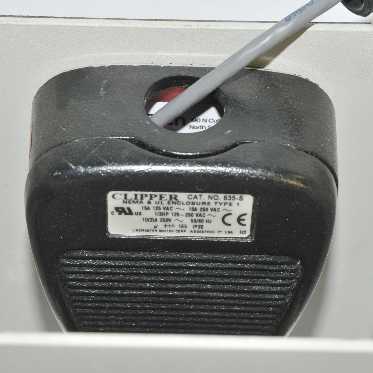 Linemaster Clipper Laser 4 Wire Electric Footswitch Switch Pedal 635-S PARTS