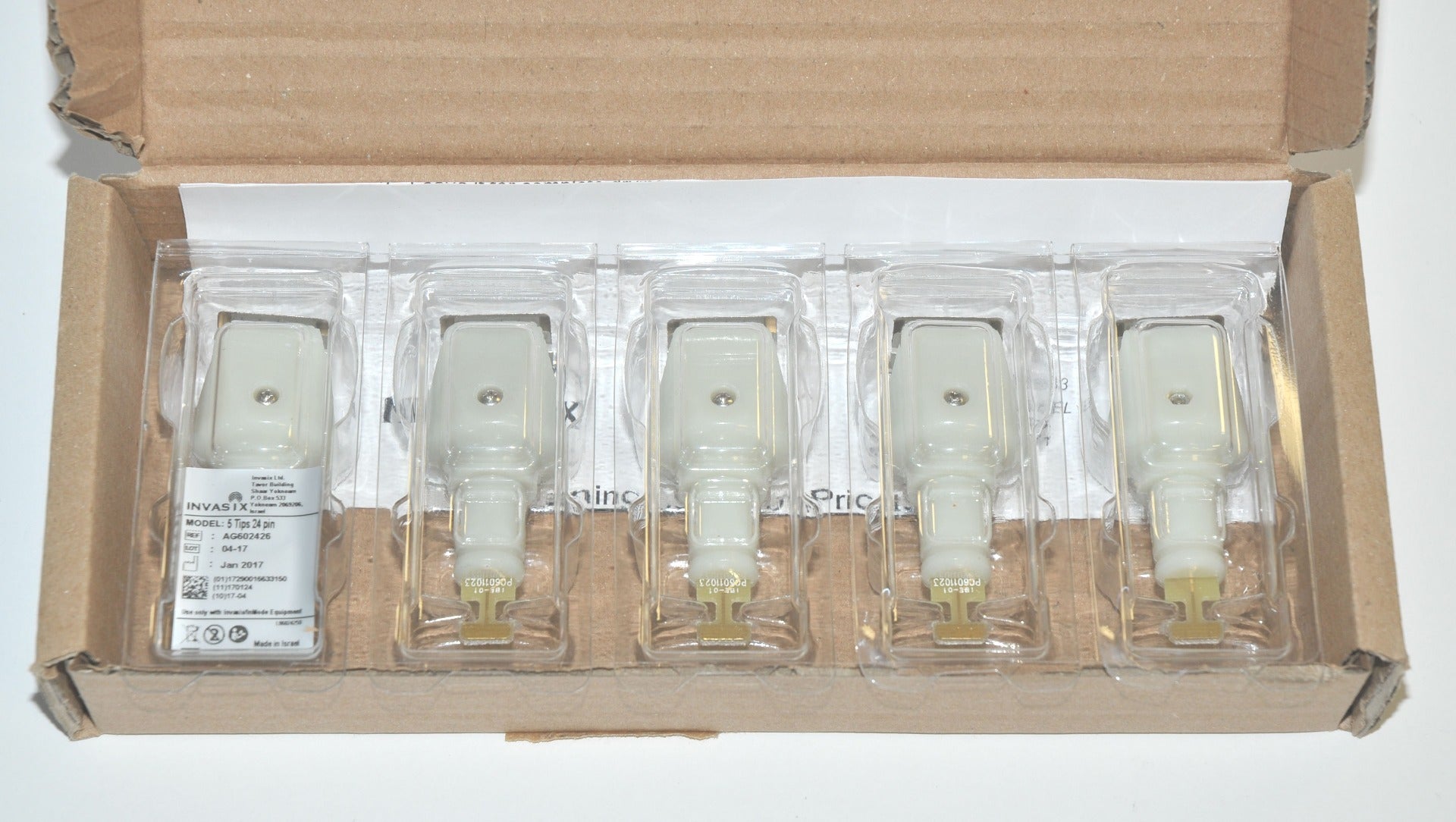 Inmode Invasix Fractora RF Microneedle 24-Pin Coated Tip AG602426 x5 Pcs EXP