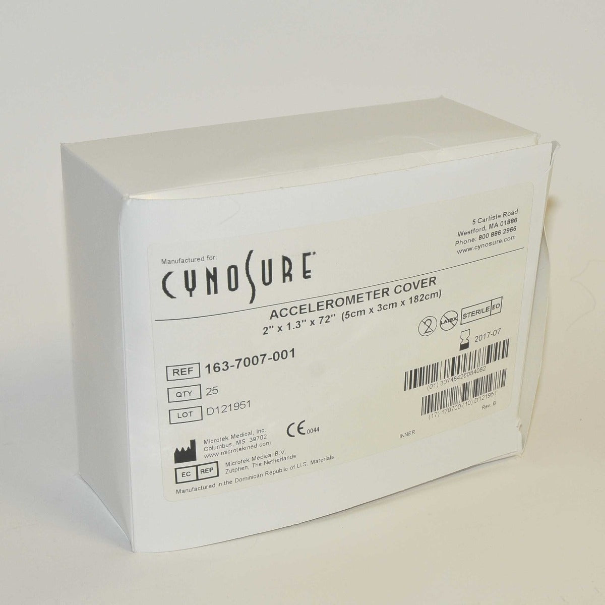 CYNOSURE Accelerometer Cover SmartLipo 163-7007-001 Exp: 07/2017 x26 Pcs