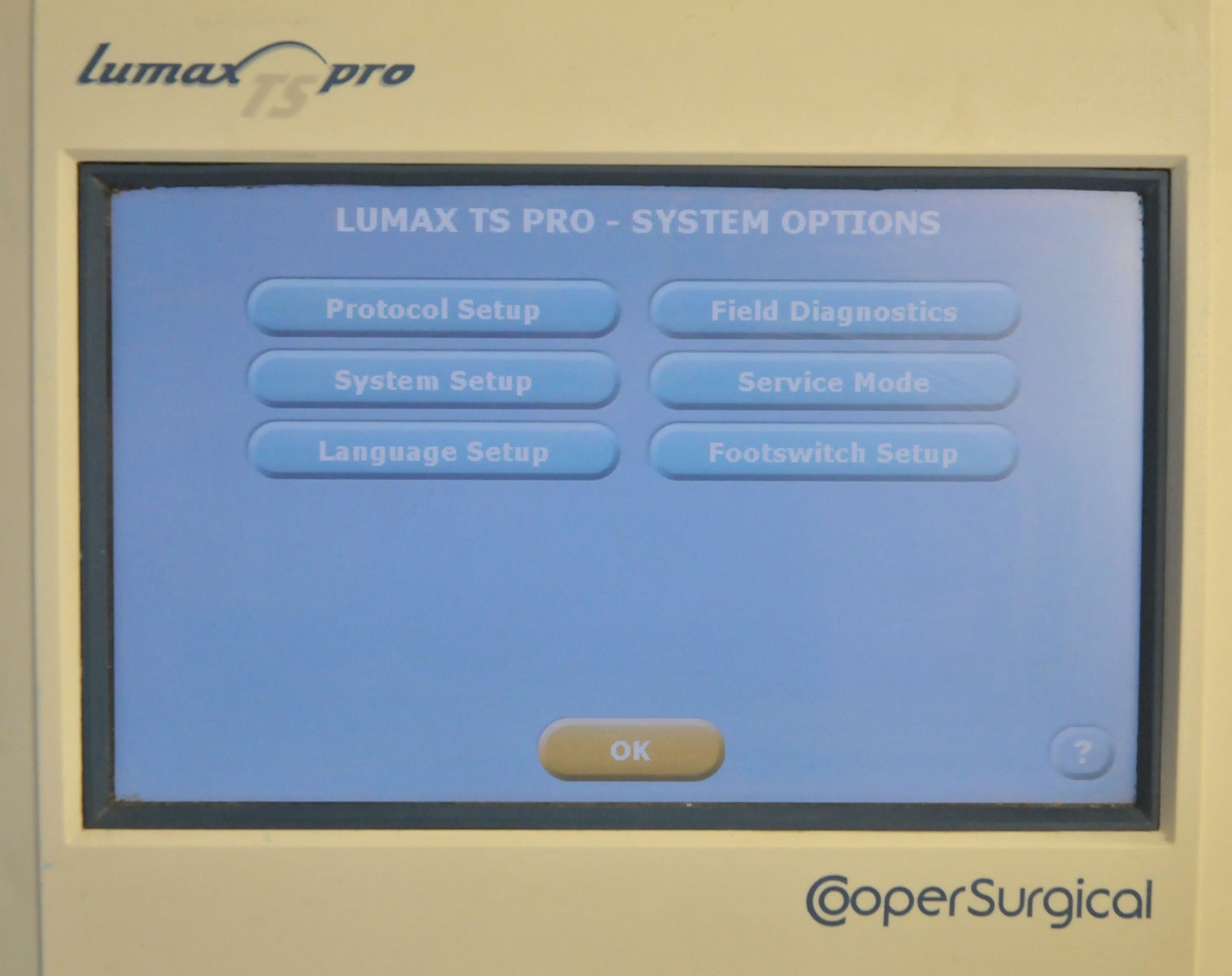 Cooper Surgical Lumax TS Pro Fiberoptic Cystometry Urinary Diagnostic Monitor