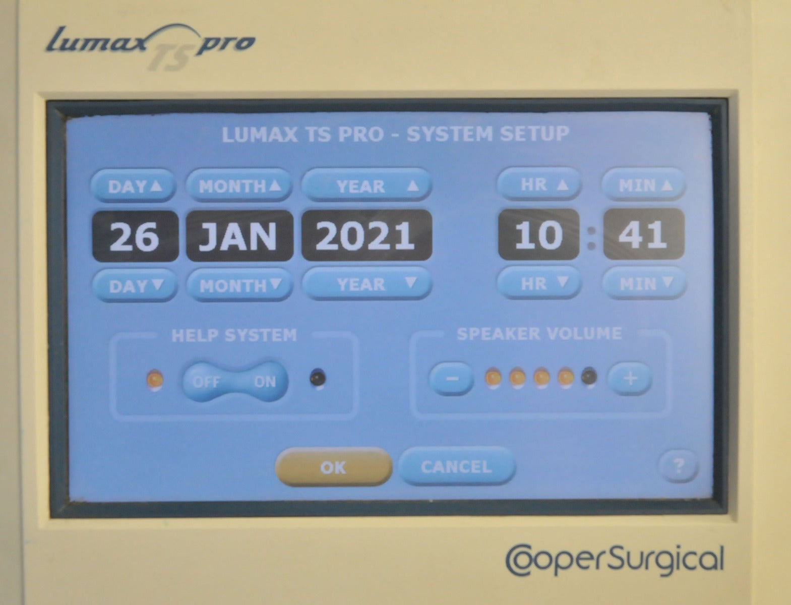 Cooper Surgical Lumax TS Pro Fiberoptic Cystometry Urinary Diagnostic Monitor