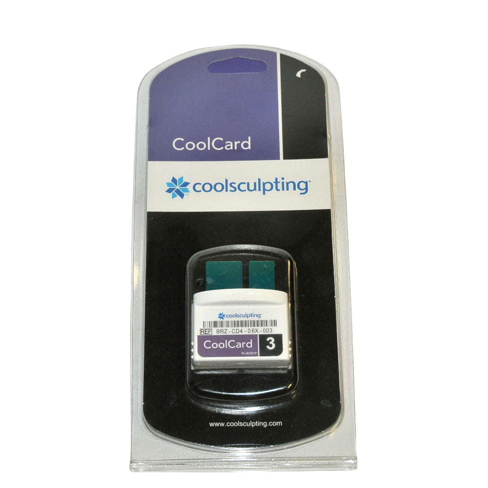 Zeltiq CoolSculpting CoolCard x3 Cycles Cool Sculpting Card BRZ-CD4-06X-003 Full