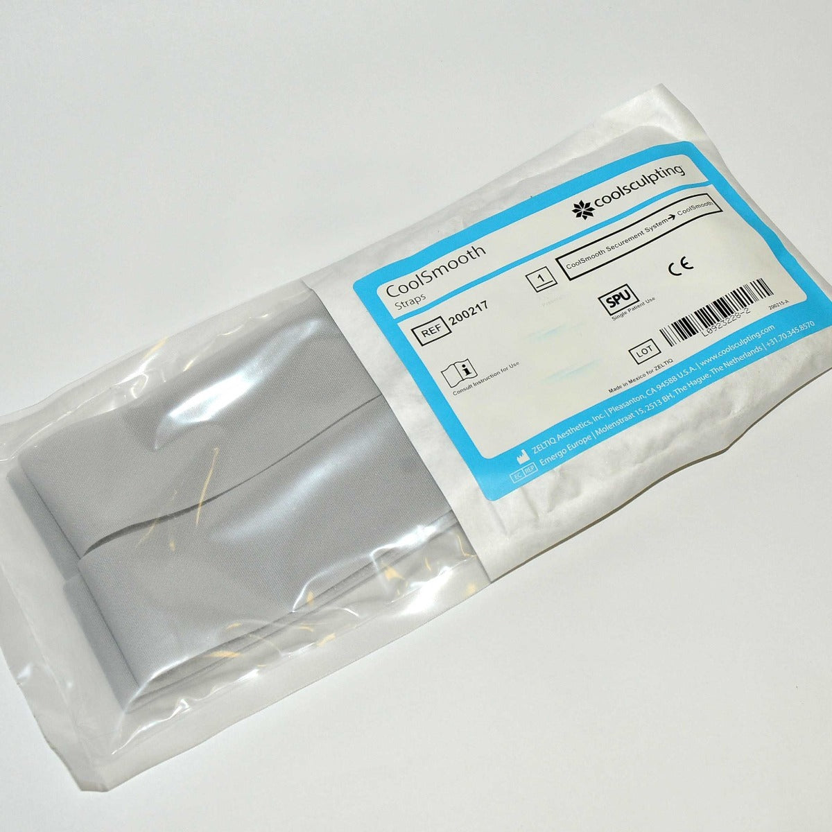 Zeltiq CoolSculpting Gray CoolSmooth Securement Straps 200217