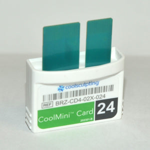 Zeltiq CoolSculpting CoolMini Card BRZ-CD4-02X-024 Treatment x22 Cycle Count