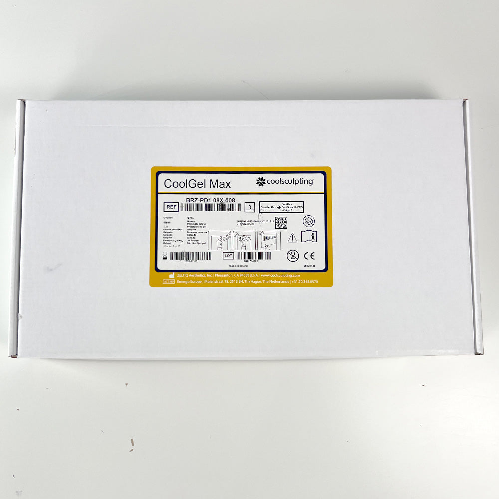 Zeltiq CoolSculpting CoolGel Max Cool Max Gel Pads BRZ-PD1-08X-008 EXP 2020-12-13