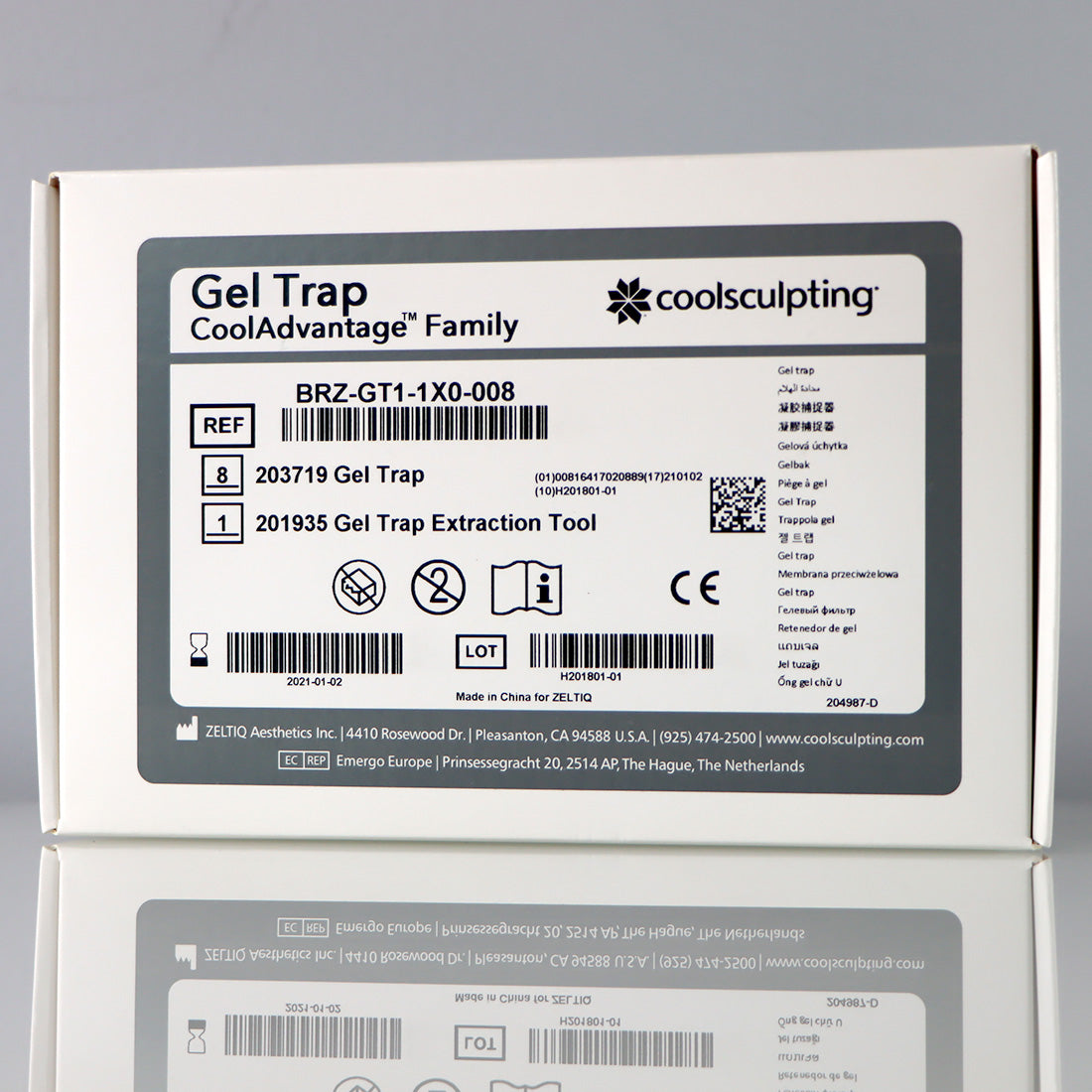 Zeltiq CoolSculpting Cool Advantage Applicator Gel Trap BRZ-GT1-1X0-008 GelTrap - 01-21