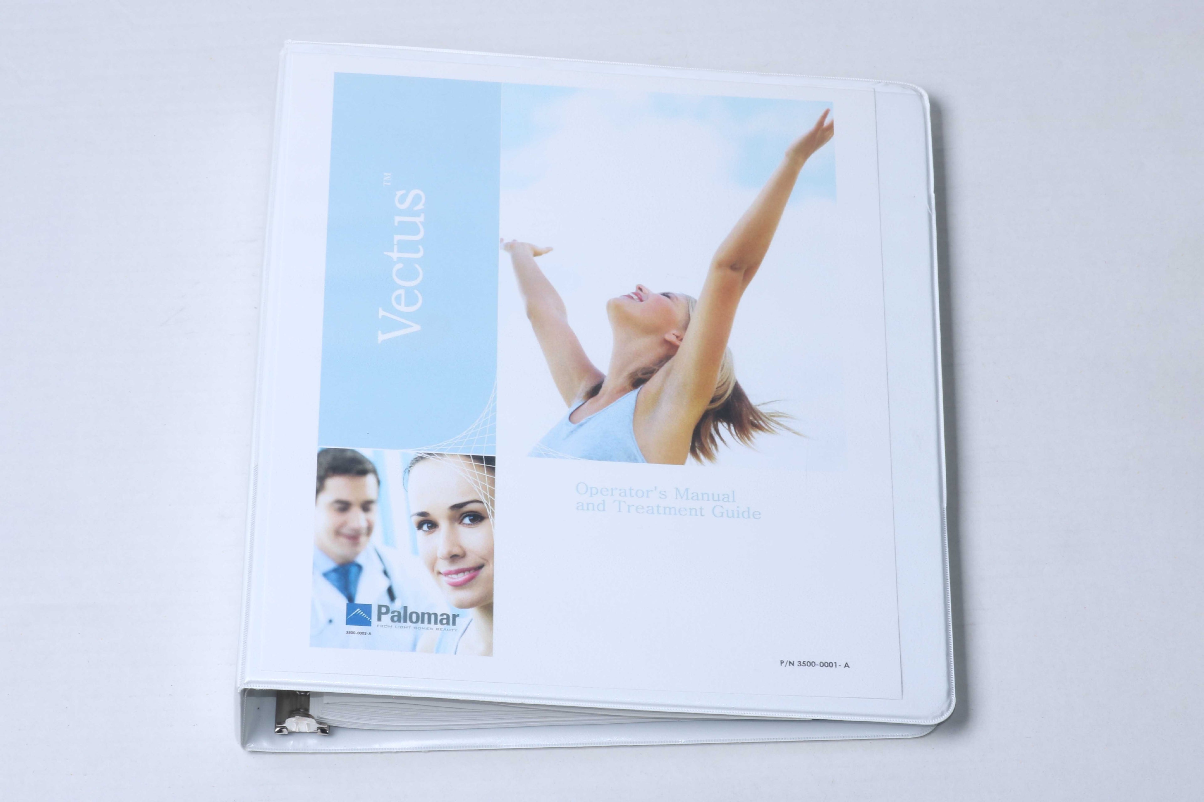 2012 Cynosure Palomar Vectus 810 Diode HR Laser Operator Manual 3500-0001