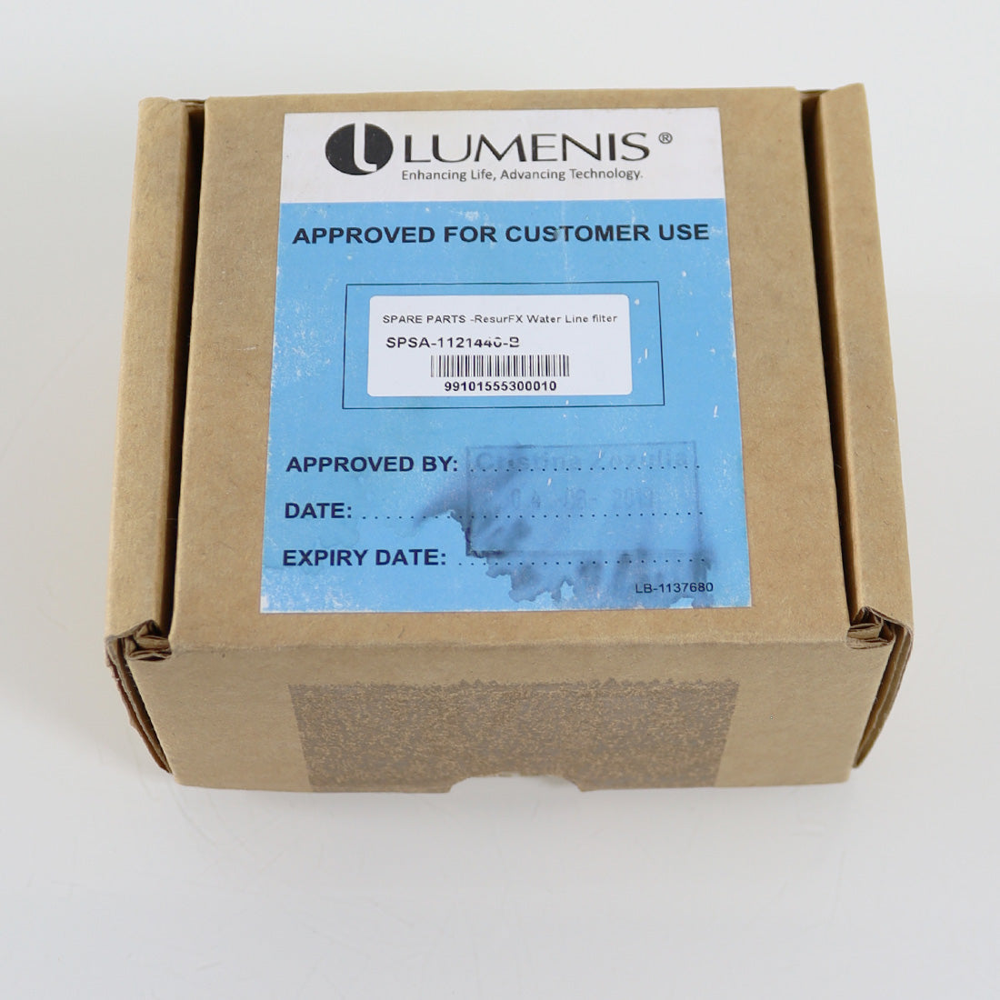 Lumenis ResurFX Water Line Filter Parts SPSA-1121440-B