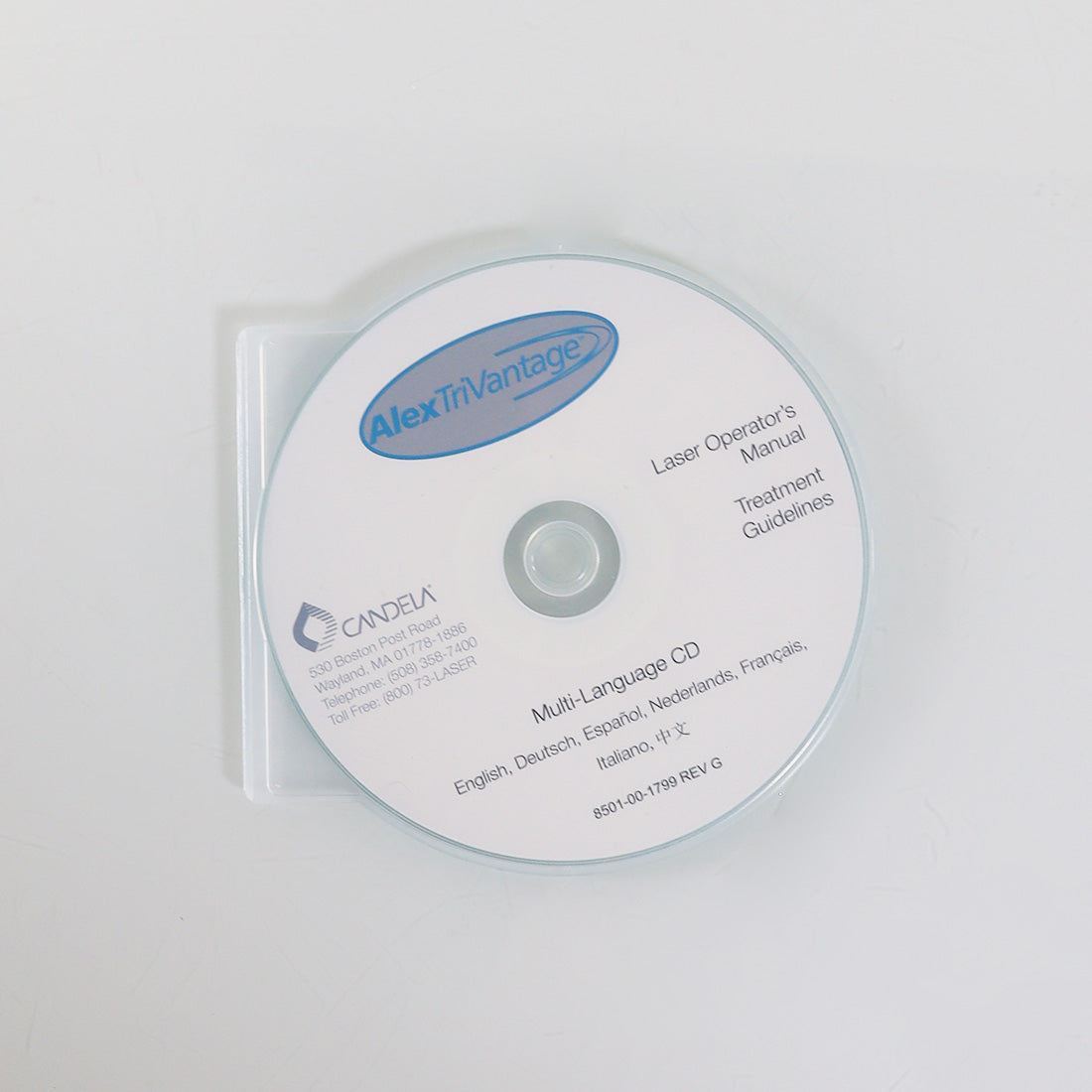 Syneron Candela AlexTriVantage Multi-Language Laser Operators Guidelines Manual