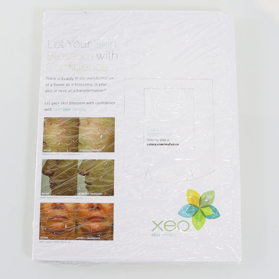 Cutera Xeo Skin Therapy Waiting Room Marketing Simple Stand x2 Pack