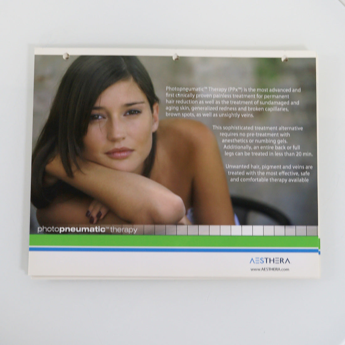 AESTHERA Photopneumatic Therapy Before and After Marketing Booklet 40-00738