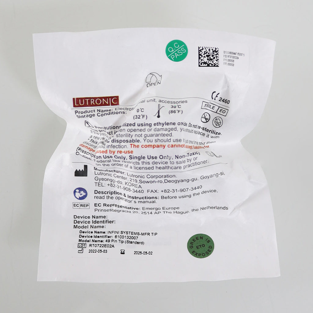 Lutronic Infini Standard MFR 49 Pin Tip Microneedling Single - EXPIRED