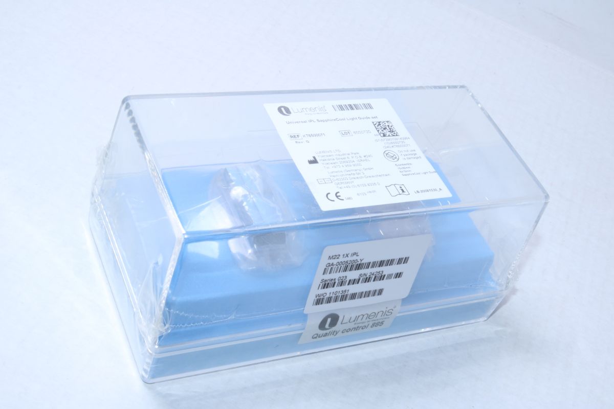 Lumenis M22 Universal IPL Light Guide Sm/Lg Crystal Tip Set KT6500071 UNUSED