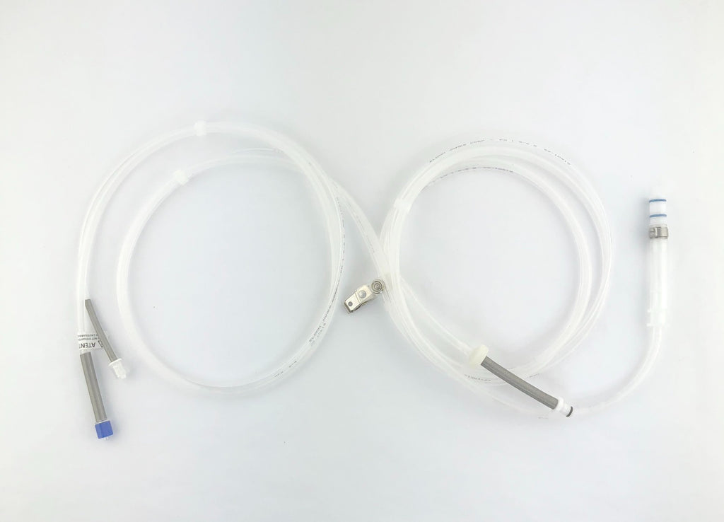 NEW Edge Hydrafacial Suction Handpiece Double Fork Hose Tubing