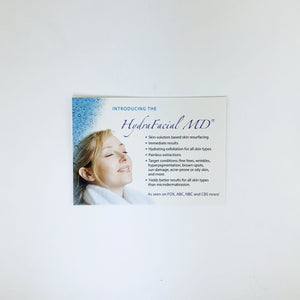 Edge Systems Hydrafacial MD Patient Marketing Postcard 19288-B x 89 Pcs
