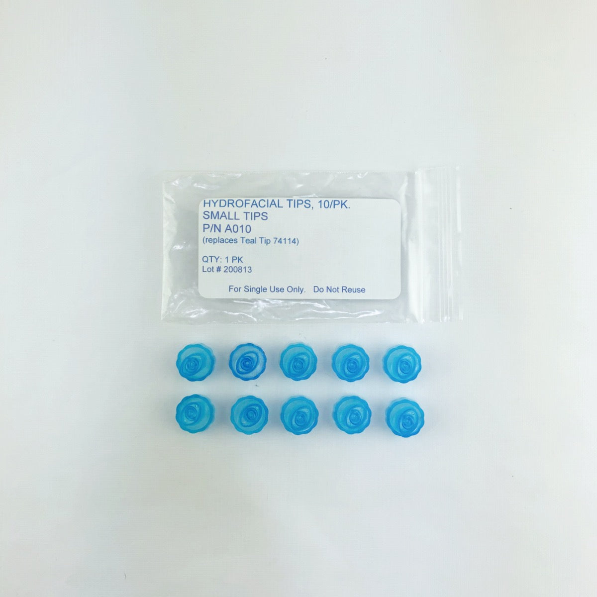 Edge Systems Hydrofacial Tips Small Blue PN: A010 - 10 Pack