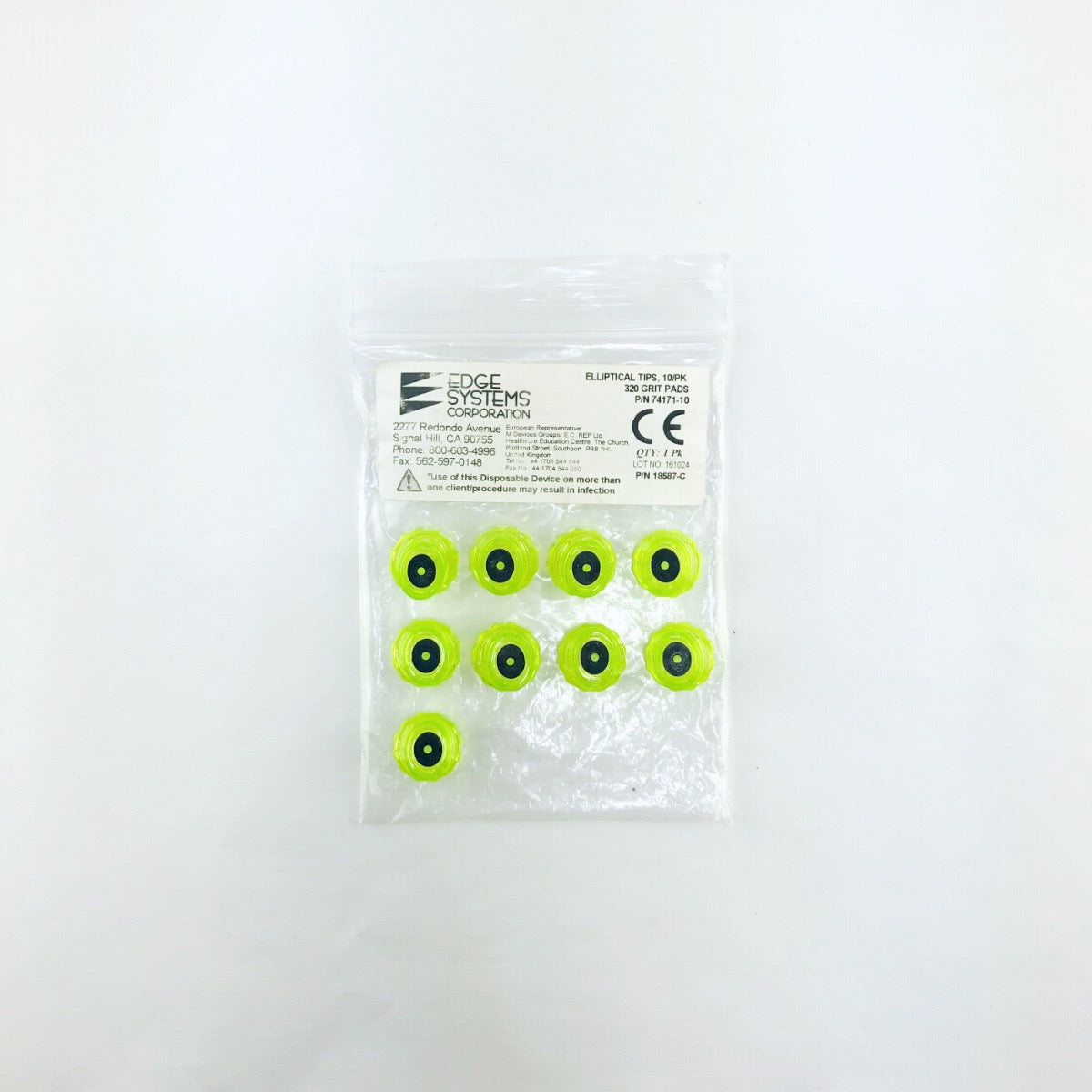 Edge Systems Hydropeel Elliptical Tips PN: 74171-10 - 9 Pack