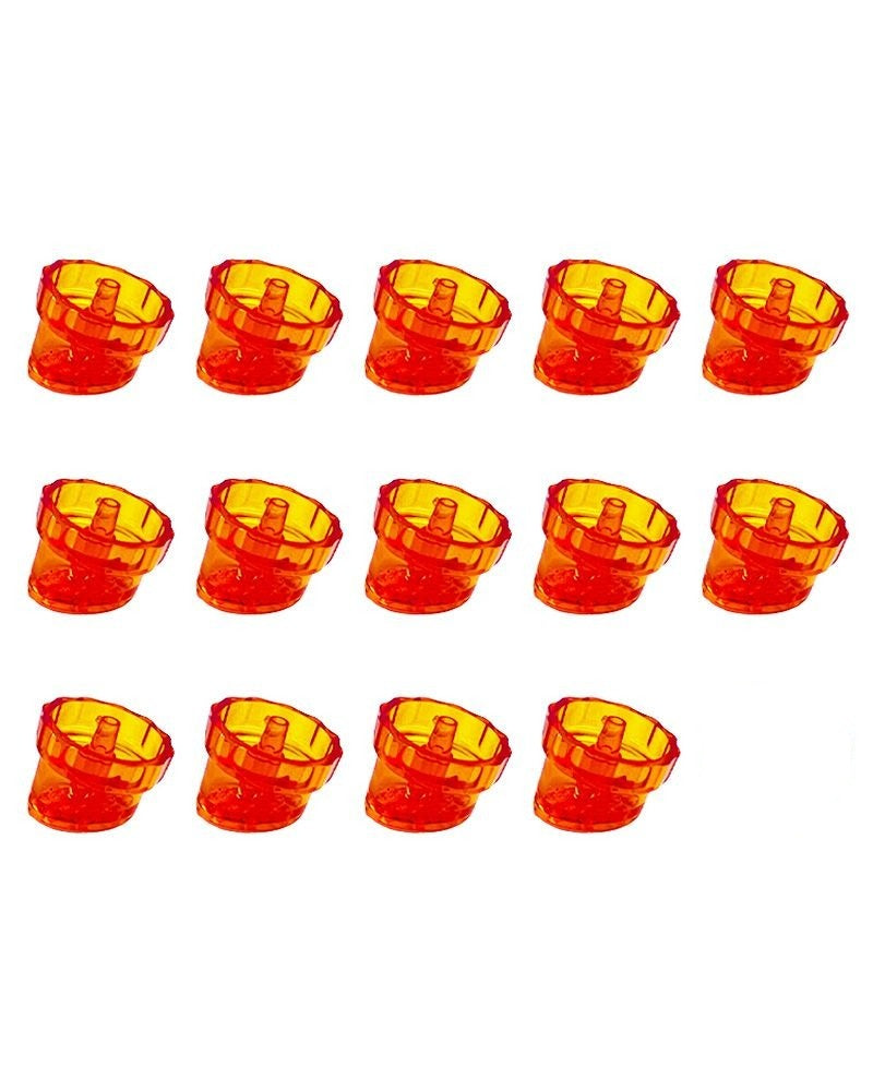 Edge Systems HydroPeel Orange Sloped Aggression Tips 74275-15 14 Pack