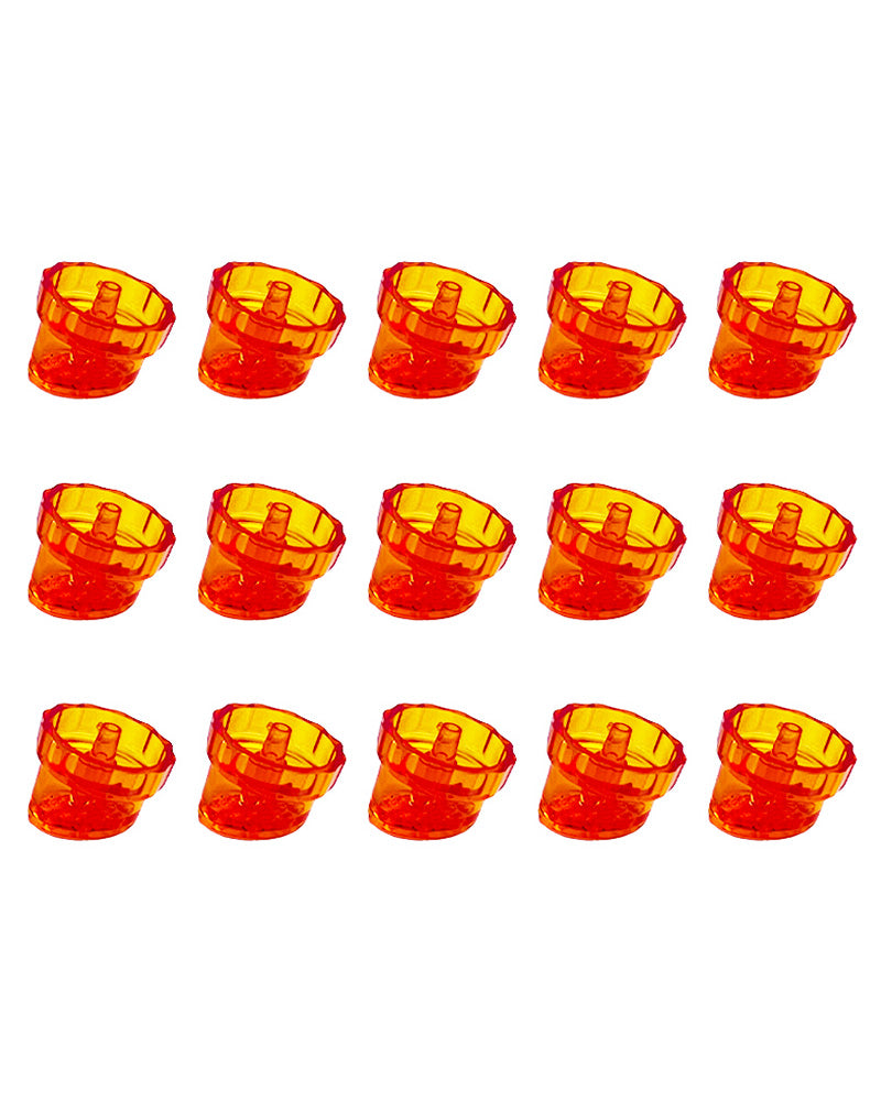 Edge Systems HydroPeel Orange Sloped Aggression Tips 74275-15 15PK