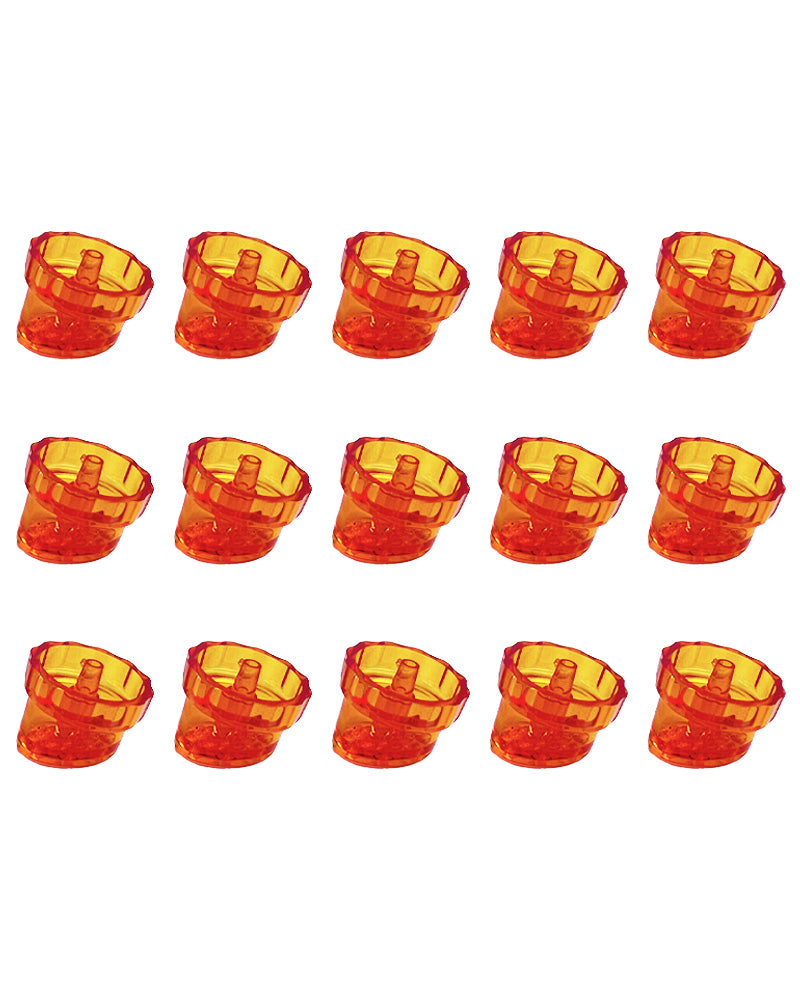 Edge Systems HydroPeel Tip Single-Use Orange Aggression Tip 74275-15 (15-Pack)
