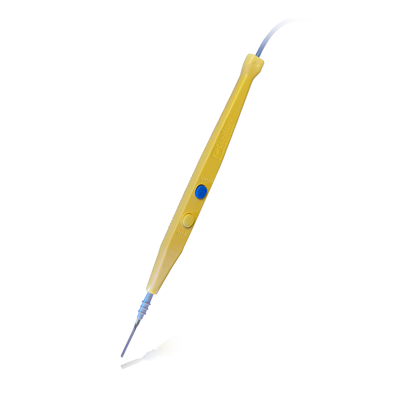 GoldLine® Rocker Switch Pencil with 1.00" Needle 10.00' Cable, and Safety Holster(Cable Length-10.00ft (3.05m) Needle - 1.00in)