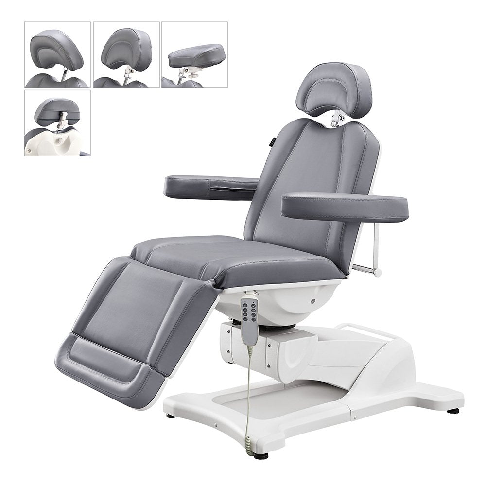 Pavo Electrical Rotating Medical Spa Chair - 4 Motors-Gray