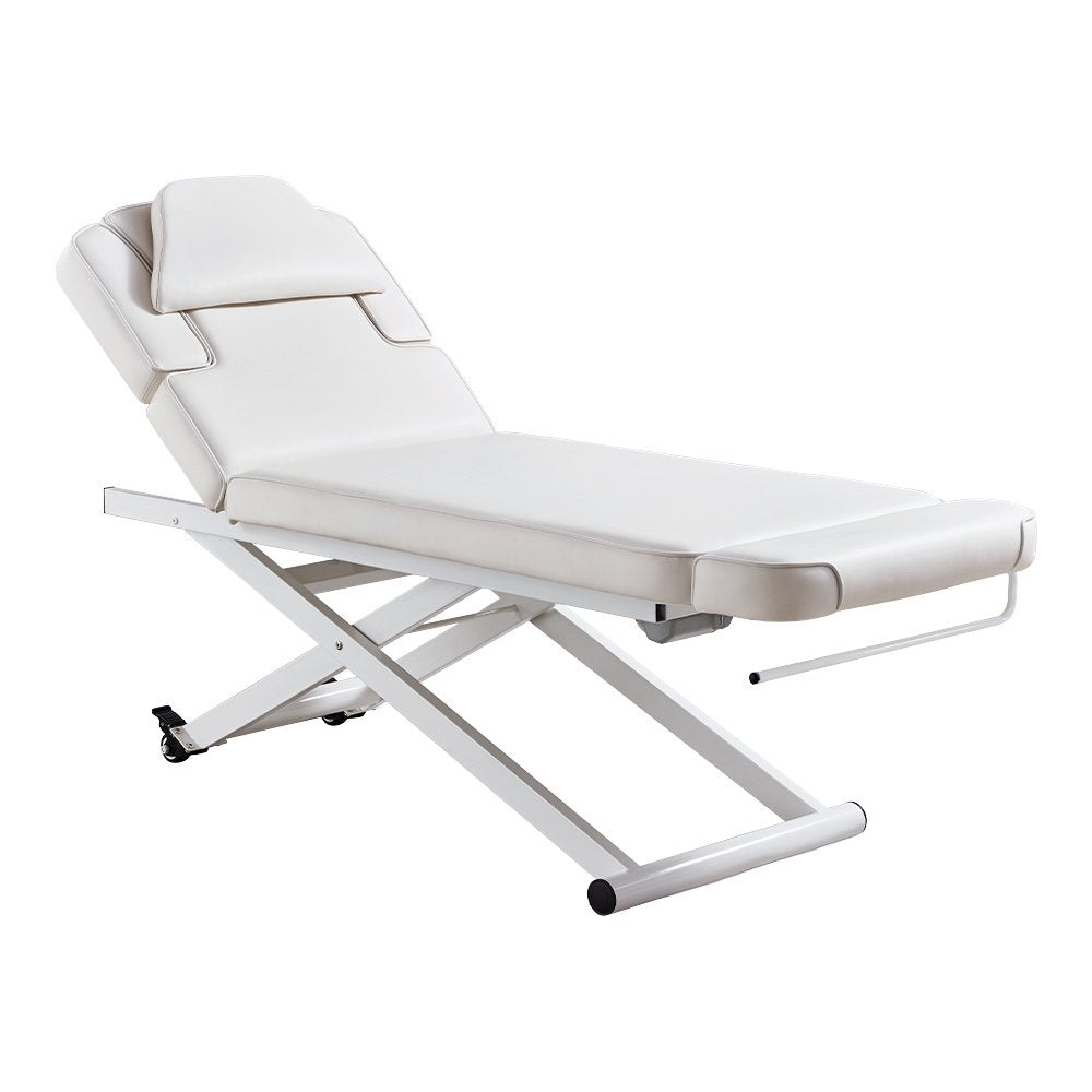 Alnatt Electric Treatment Table with Wireless Hand Remote-White