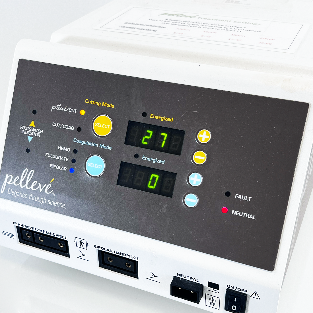 Ellman Pelleve S5 HF Radiosurgical Wrinkle Reduction Generator IEC5P-ST