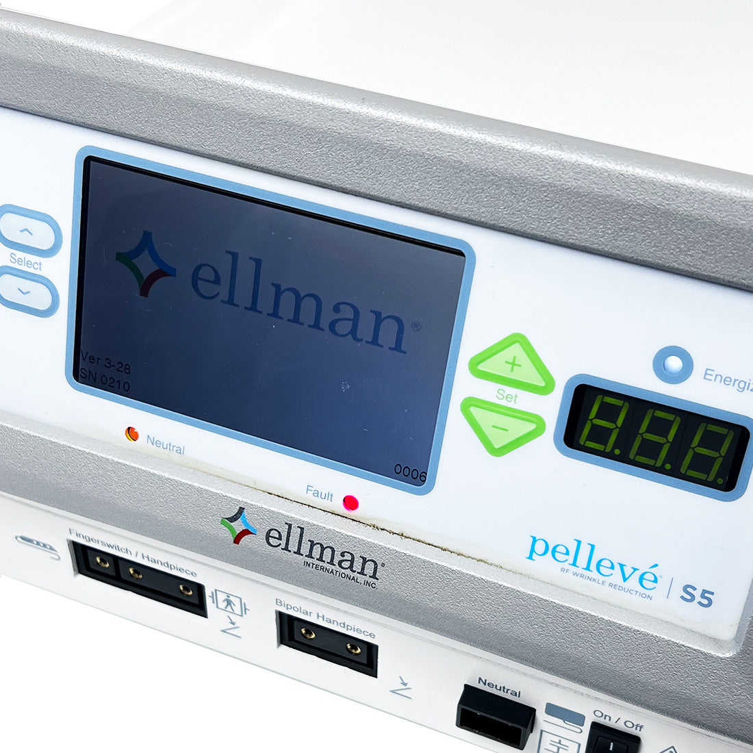 Ellman Pelleve S5 RF Wrinkle Reduction System IEC5P-ST Generator