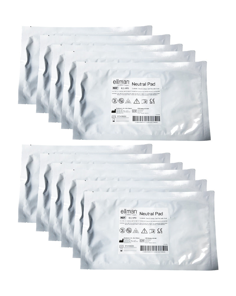Ellman RF Electrosurgical Large Neutral Split Pad w/ Cord IEC-NPD 11-PACK