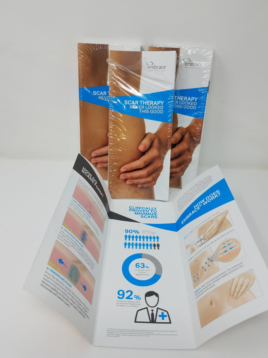 Embrace Advanced Scar Therapy Minimize Appearance of Scars Neodyne Bio Brochures