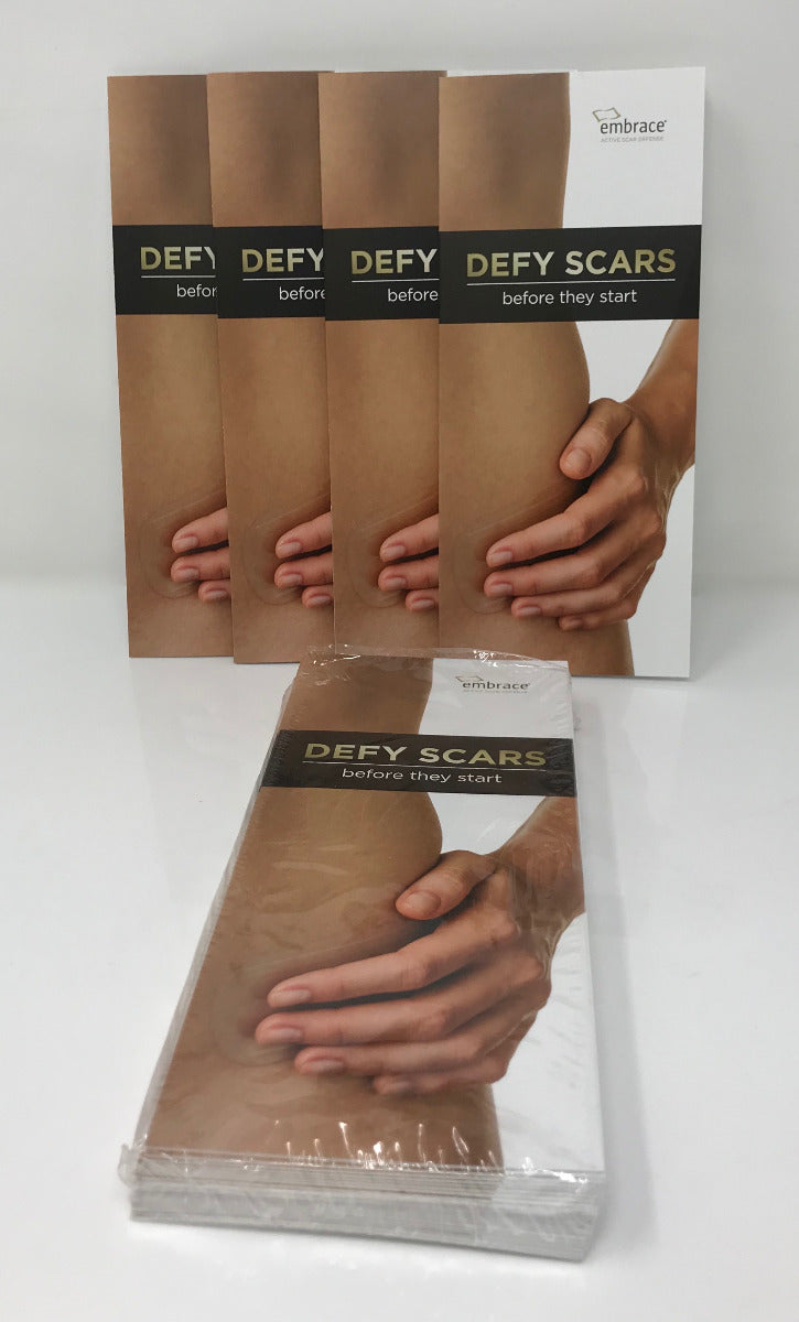 Neodyne Biosciences Embrace Scar Therapy Brochures Information Pamphlets 25 pack