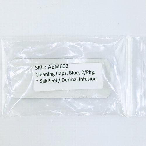 Envy Medical SilkPeel Blue Cleaning Caps Plastic Tip Cover PN: AEM602 x2 Pcs