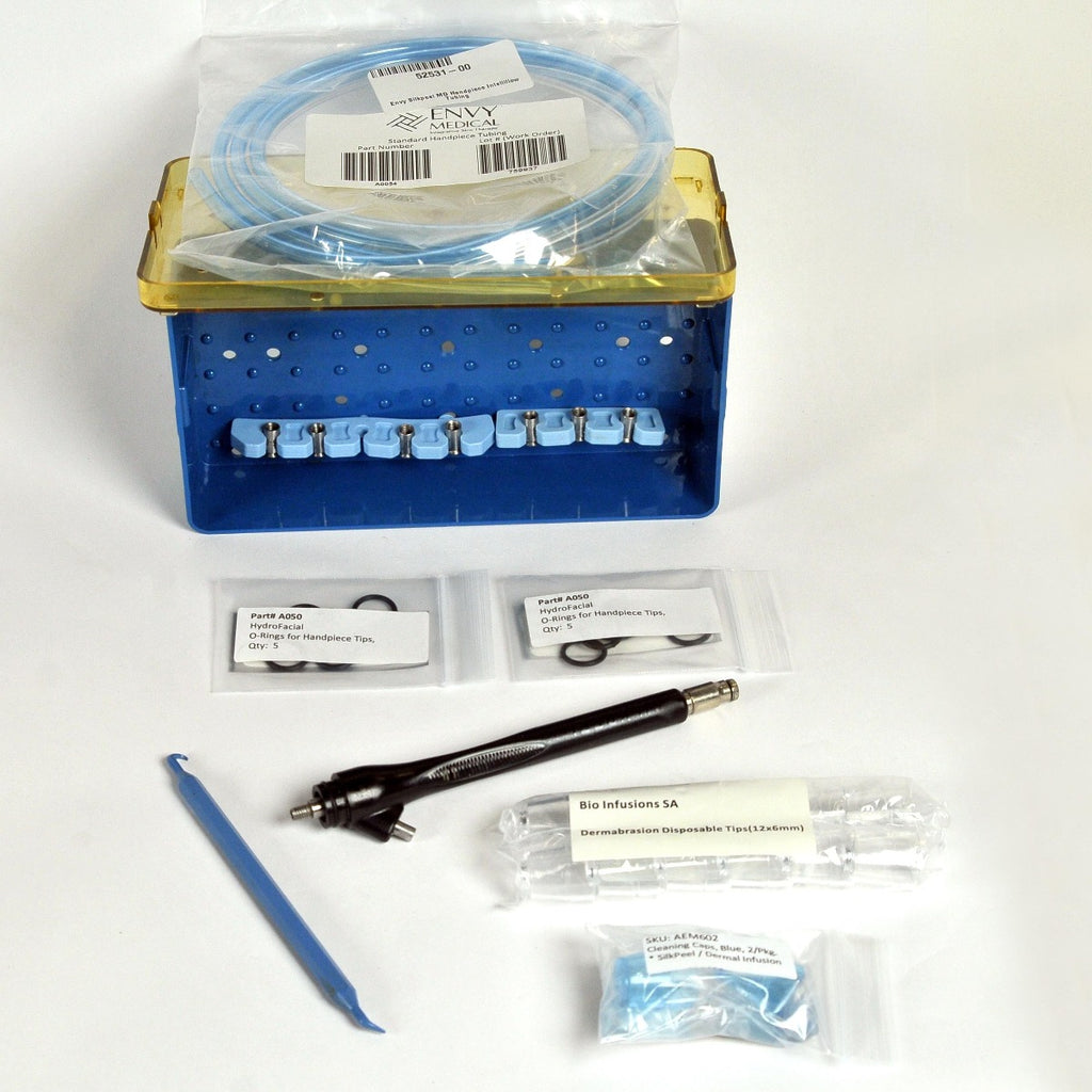 Envy Medical SilkPeel Dermalinfusion Silk Peel Standard Handpiece & Tips LOADED!