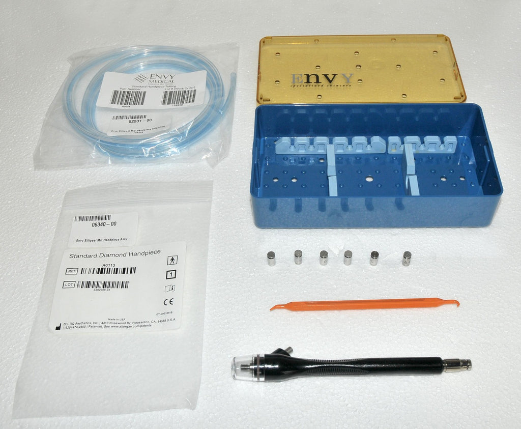 Envy Medical SilkPeel Dermalinfusion Silk Peel Standard Handpiece Tip Kit 540Hrs